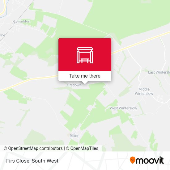 Firs Close map