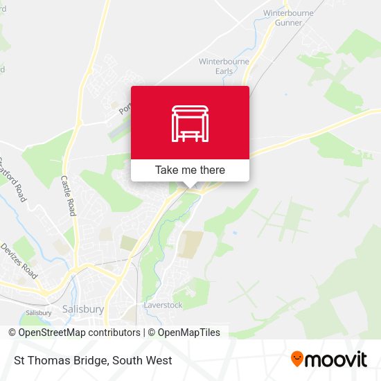St Thomas Bridge map