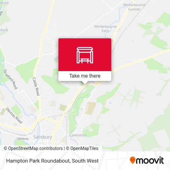 Hampton Park Roundabout map