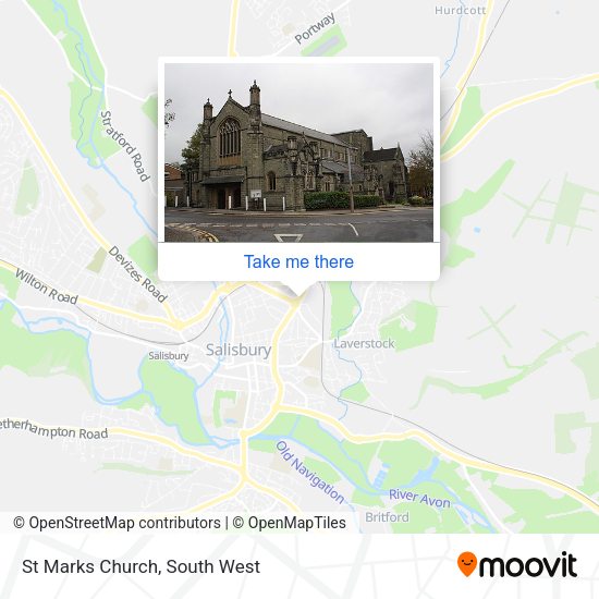 St Marks Church map