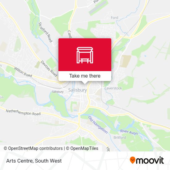 Arts Centre map