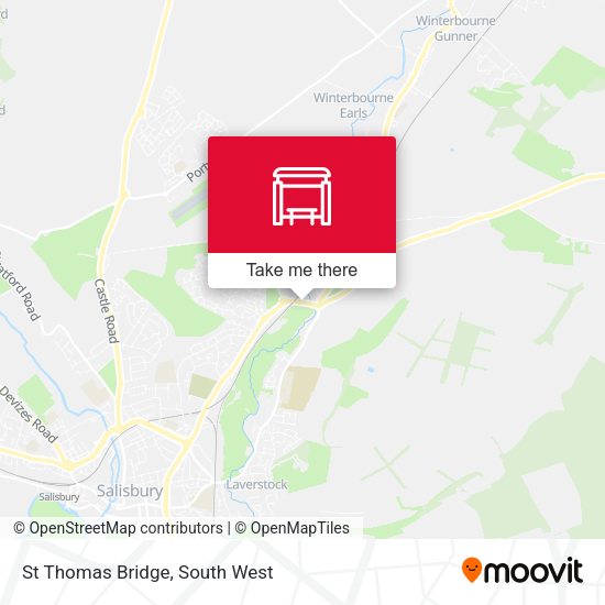 St Thomas Bridge map