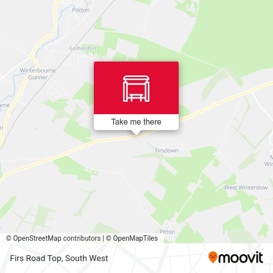 Firs Road Top map