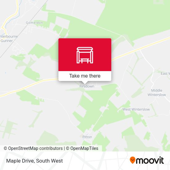 Maple Drive map