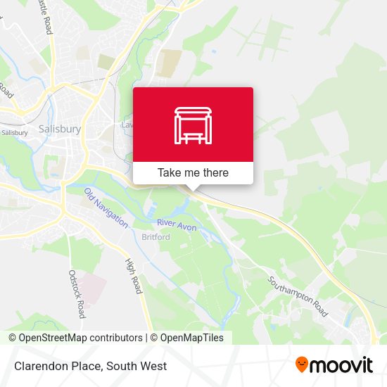 Clarendon Place map