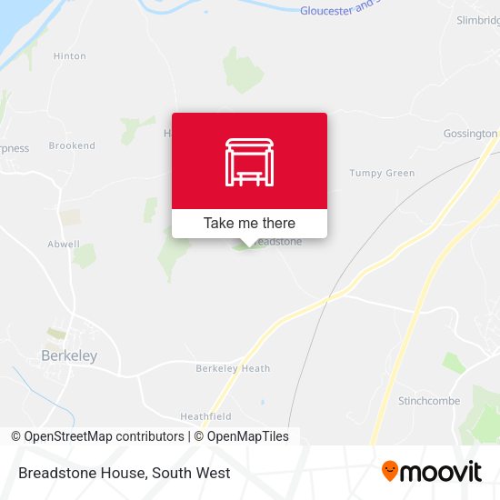 Breadstone House map
