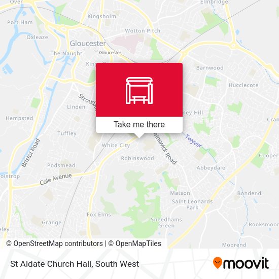 St Aldate Church Hall map