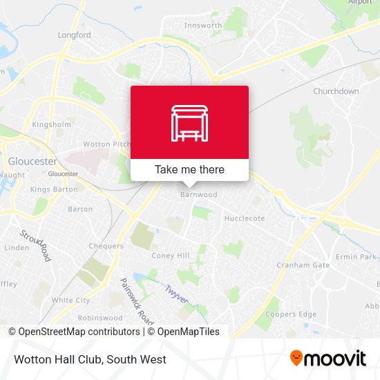 Wotton Hall Club map