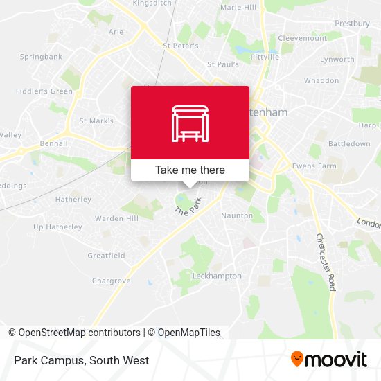 Park Campus map