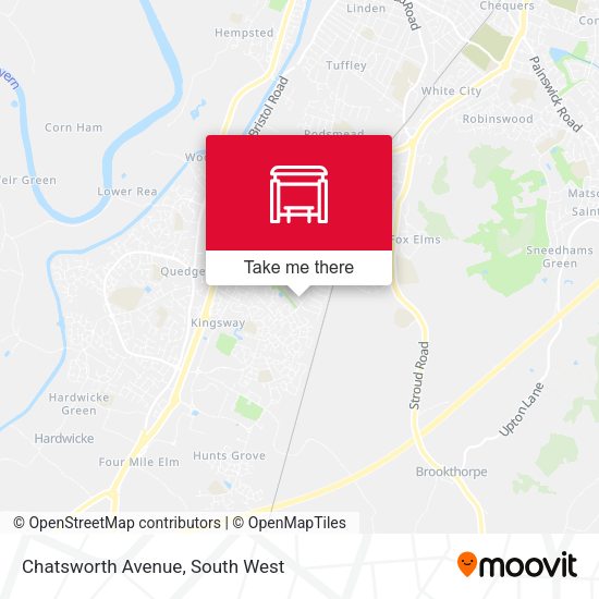Chatsworth Avenue map