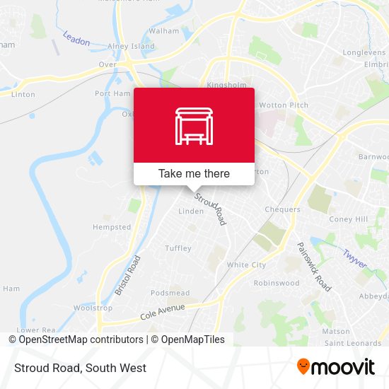 Stroud Road map
