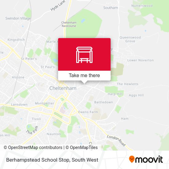 Berhampstead School Stop map