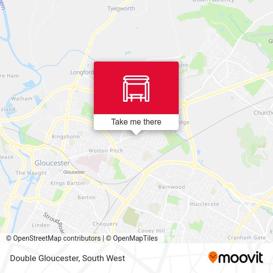 Double Gloucester map