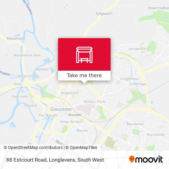 88 Estcourt Road, Longlevens map