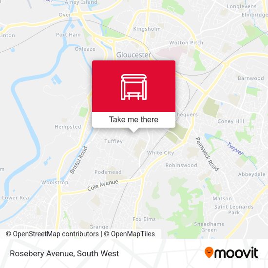 Rosebery Avenue map
