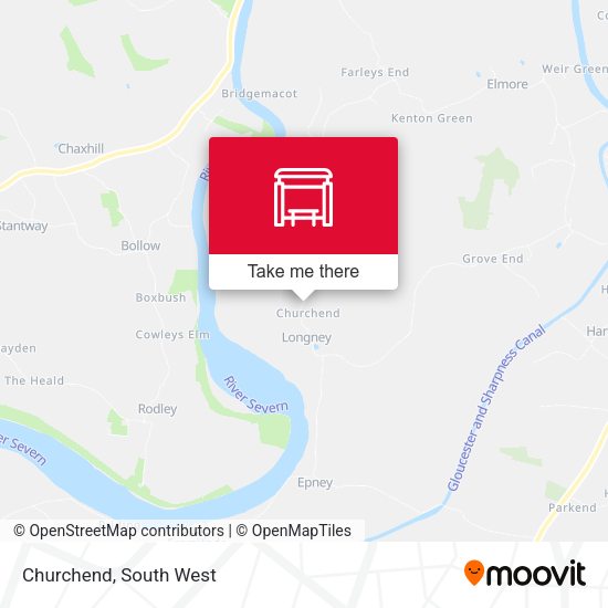 Churchend map