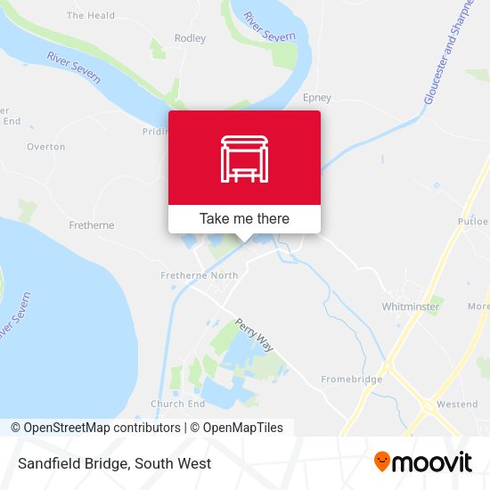 Sandfield Bridge map