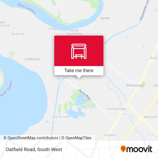 Oatfield Road map