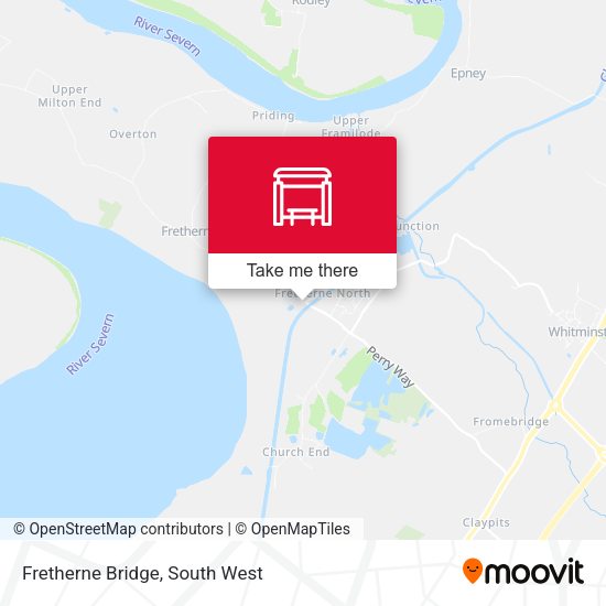 Fretherne Bridge map