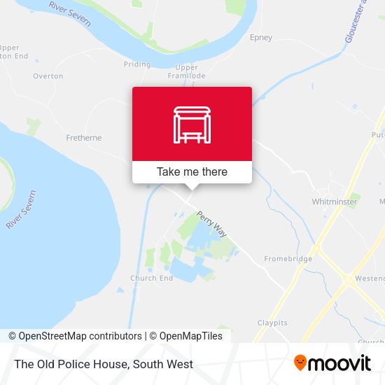 The Old Police House map