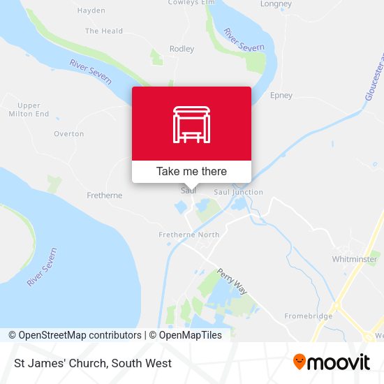 St James' Church map