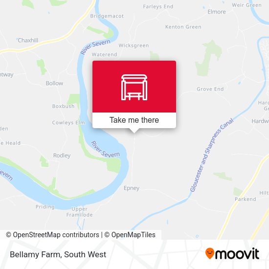 Bellamy Farm map
