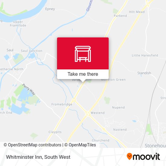 Whitminster Inn map
