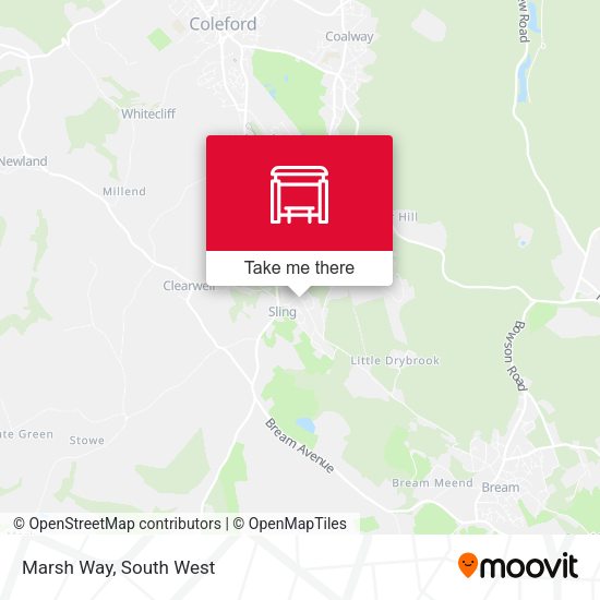 Marsh Way map
