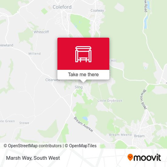 Marsh Way map