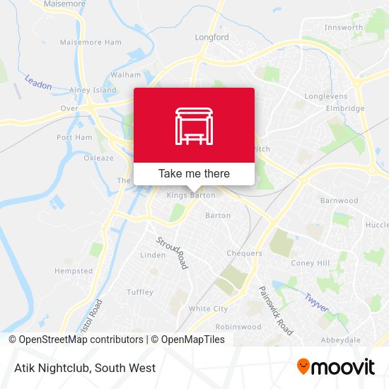 Atik Nightclub map