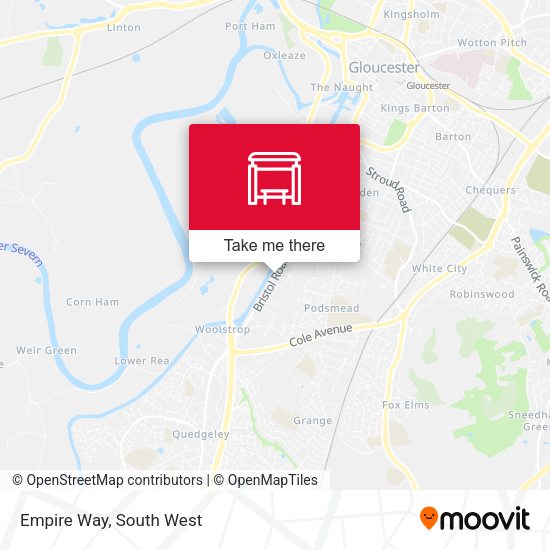 Empire Way map