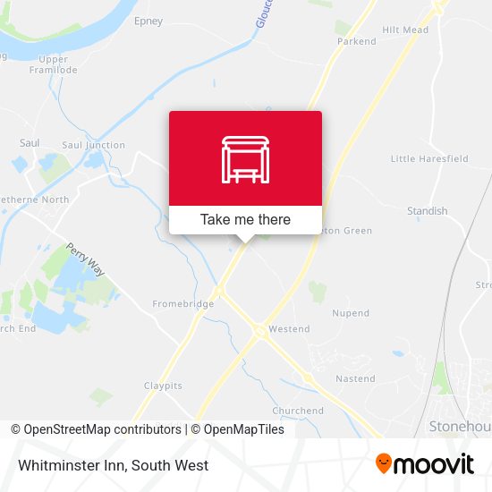 Whitminster Inn map