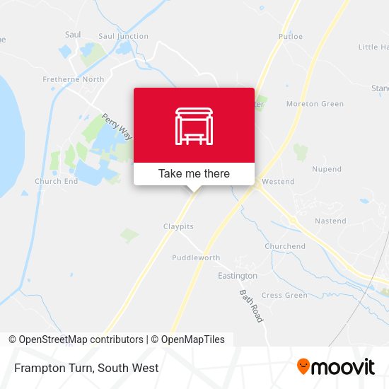 Frampton Turn map