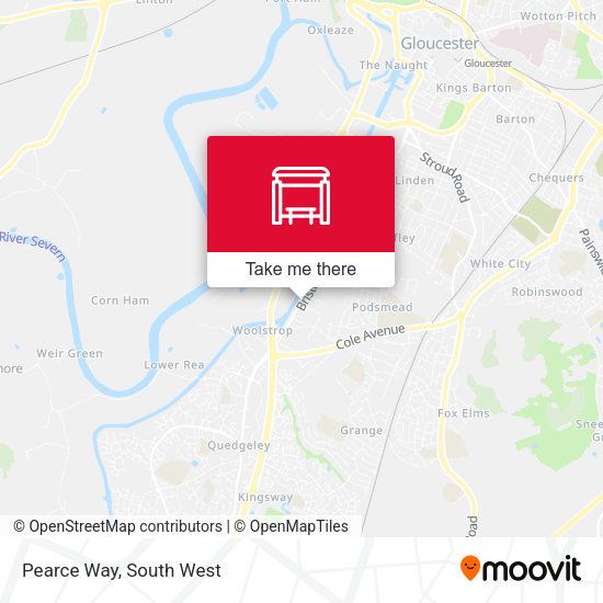 Pearce Way map