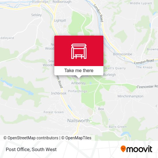 Post Office map