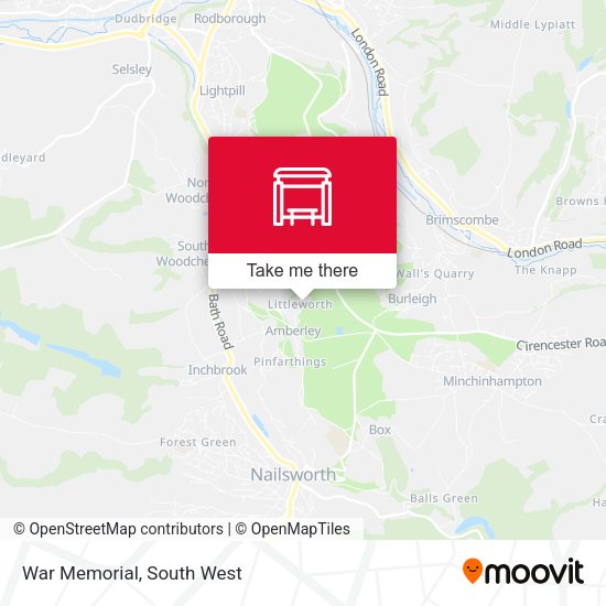 War Memorial map