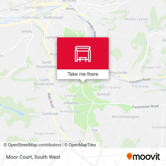 Moor Court map