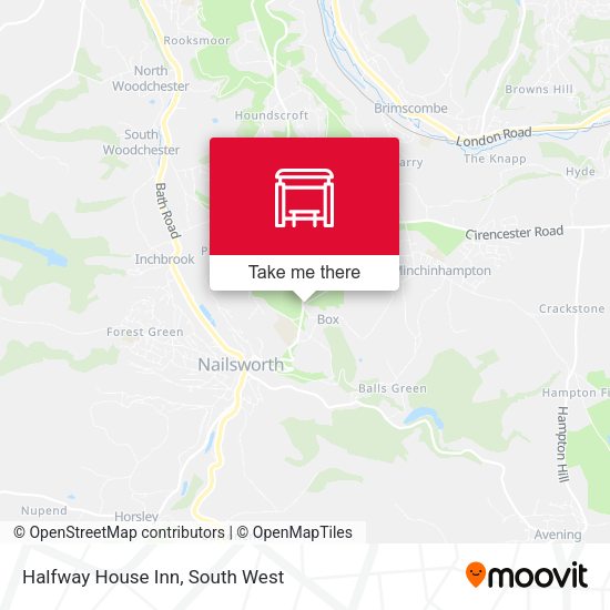 Halfway House Inn map