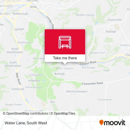 Water Lane map