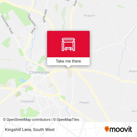 Kingshill Lane map
