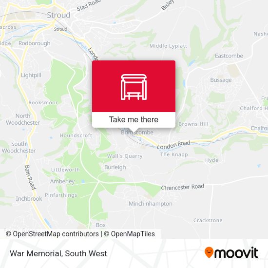 War Memorial map