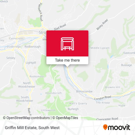 Griffin Mill Estate map