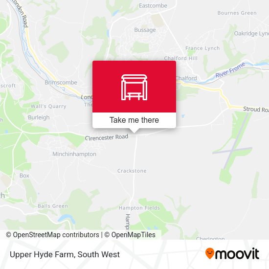 Upper Hyde Farm map