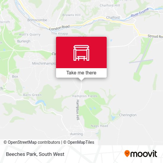Beeches Park map