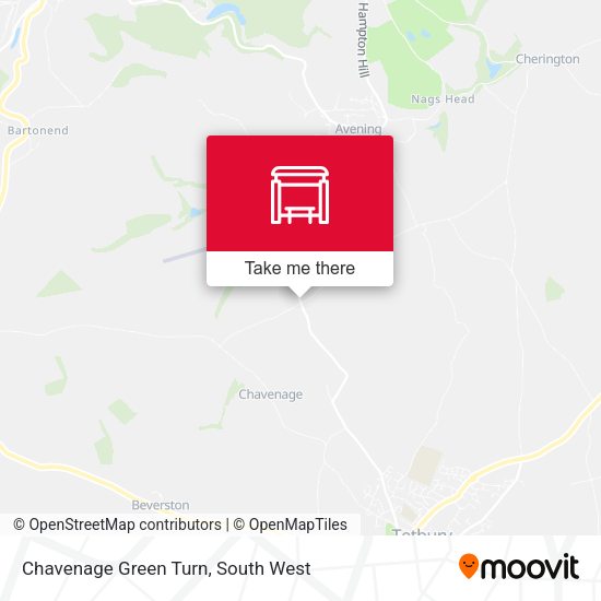 Chavenage Green Turn map