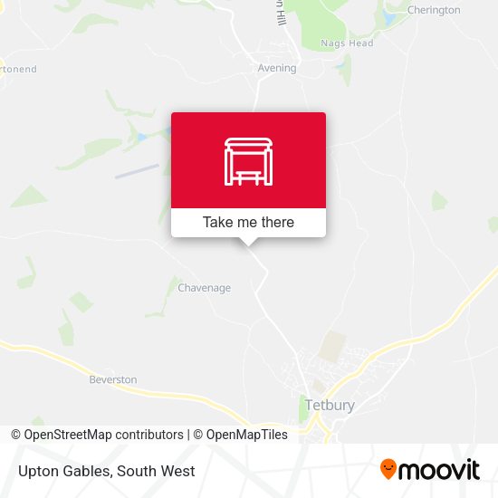 Upton Gables map
