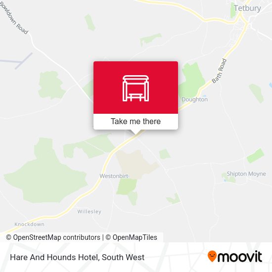 Hare And Hounds Hotel map