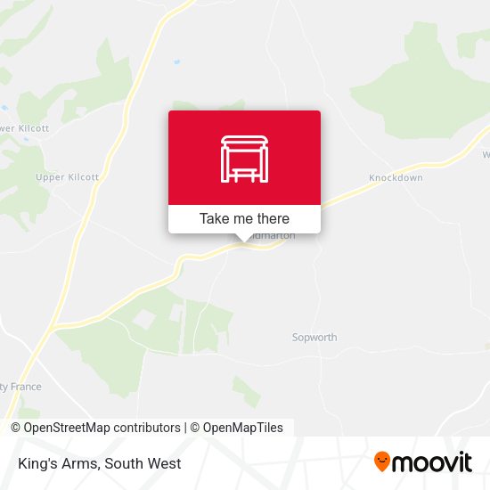 King's Arms map