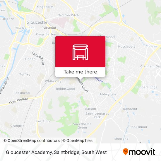 Gloucester Academy, Saintbridge map