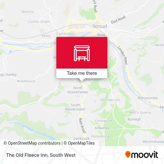 The Old Fleece Inn map